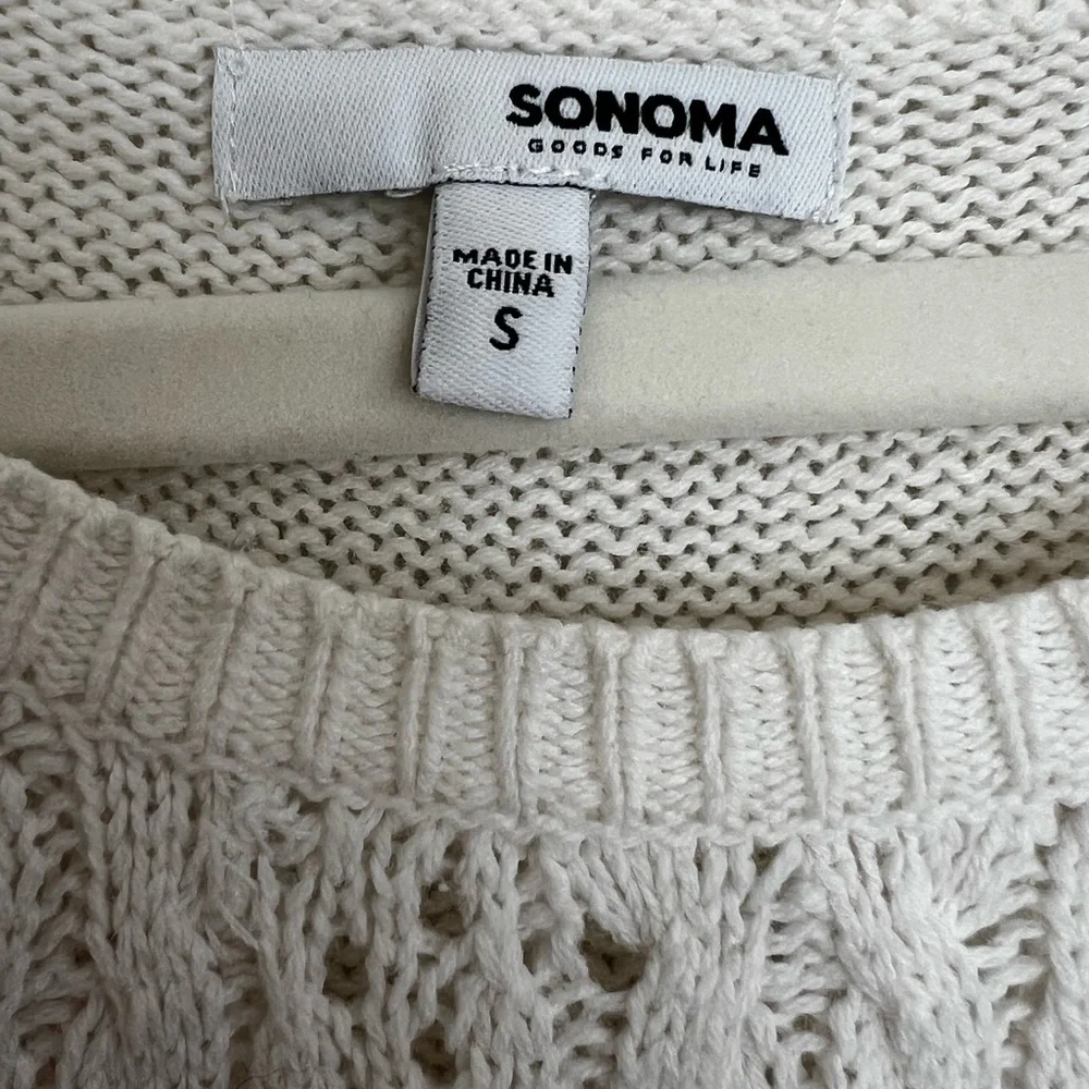 Sonoma Cream Knit Sweater